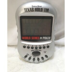 World Series of Poker Texas Hold 'em Handeheld Game by Excalibur Model No. 399‎